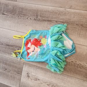 Girls size 5/6 Little Mermaid bathing suit